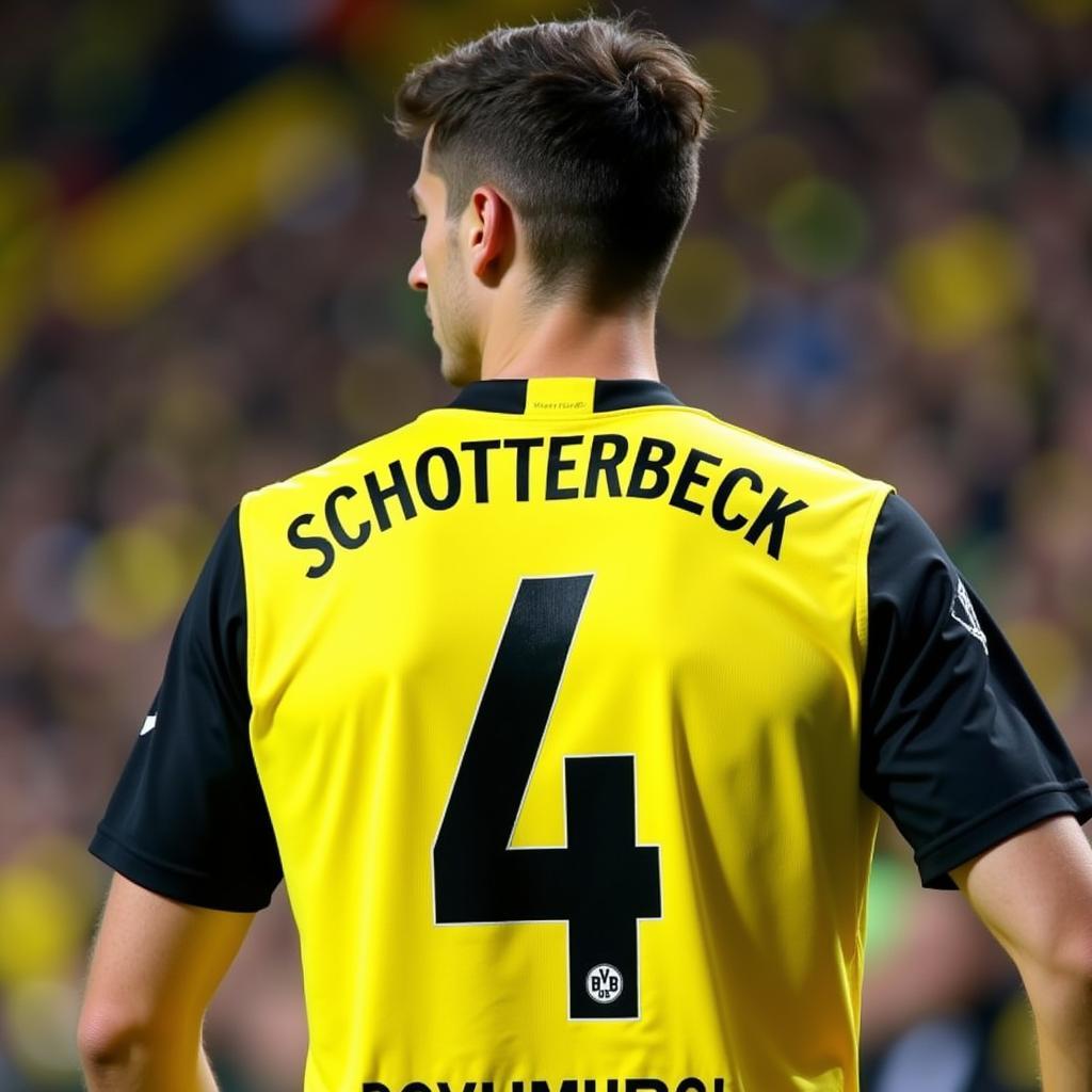 Nico Schlotterbeck in Borussia Dortmund jersey