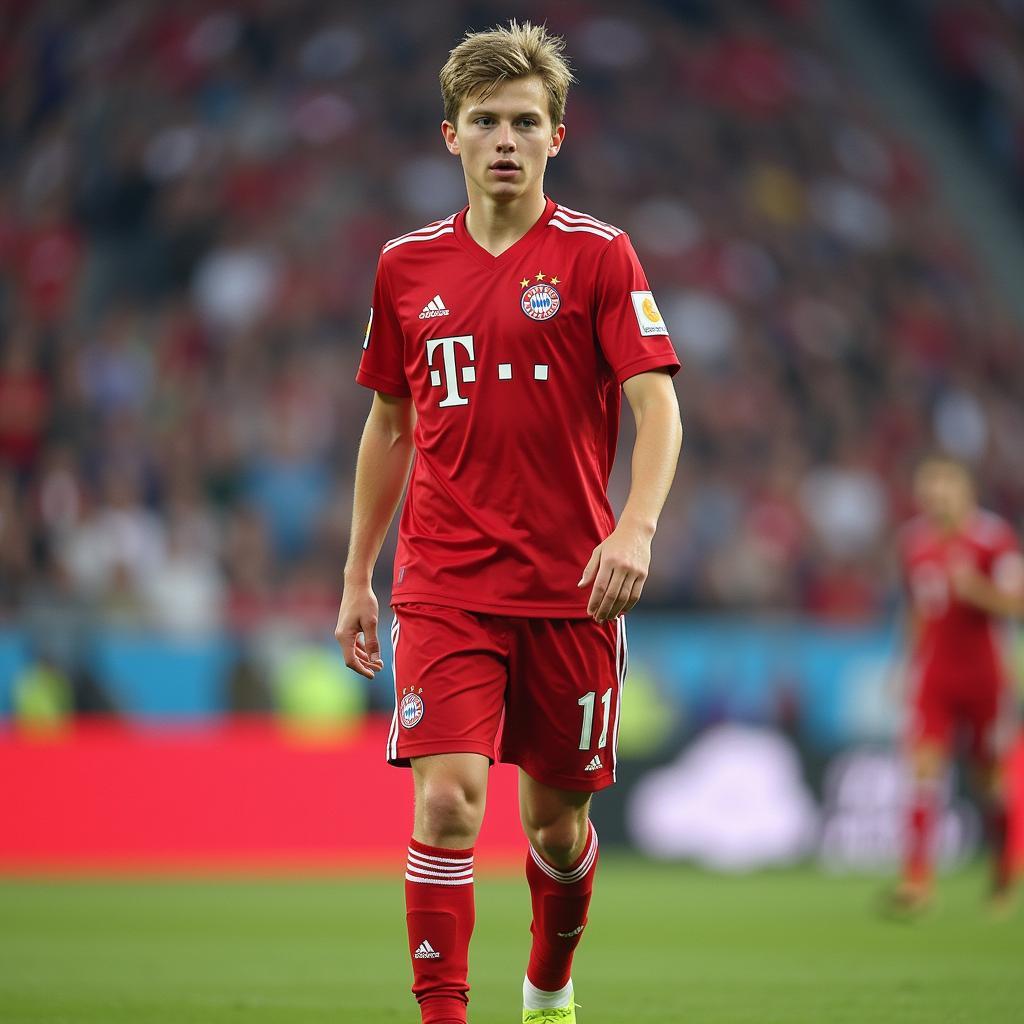 Niklas Stark trong màu áo Bayern Munich