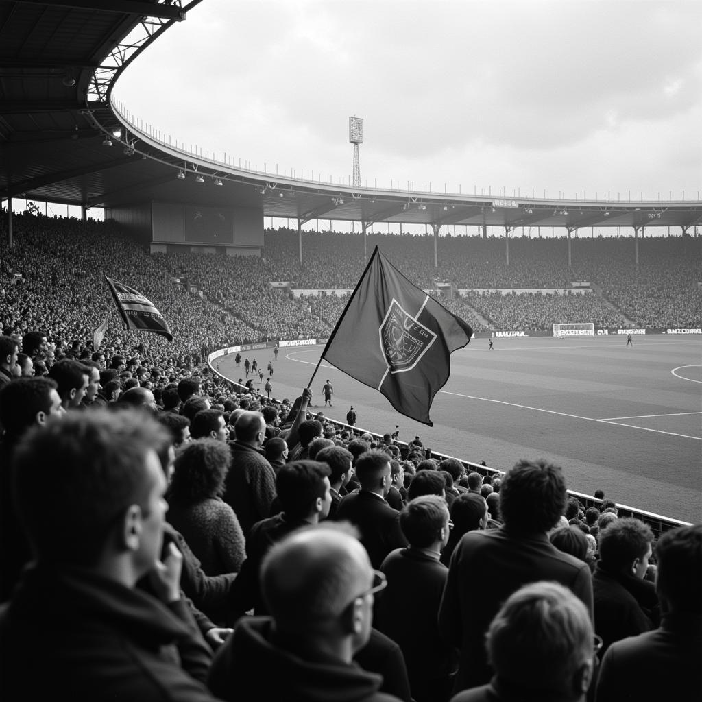 Parc Lescure in its heyday, filled with passionate Bordeaux supporters