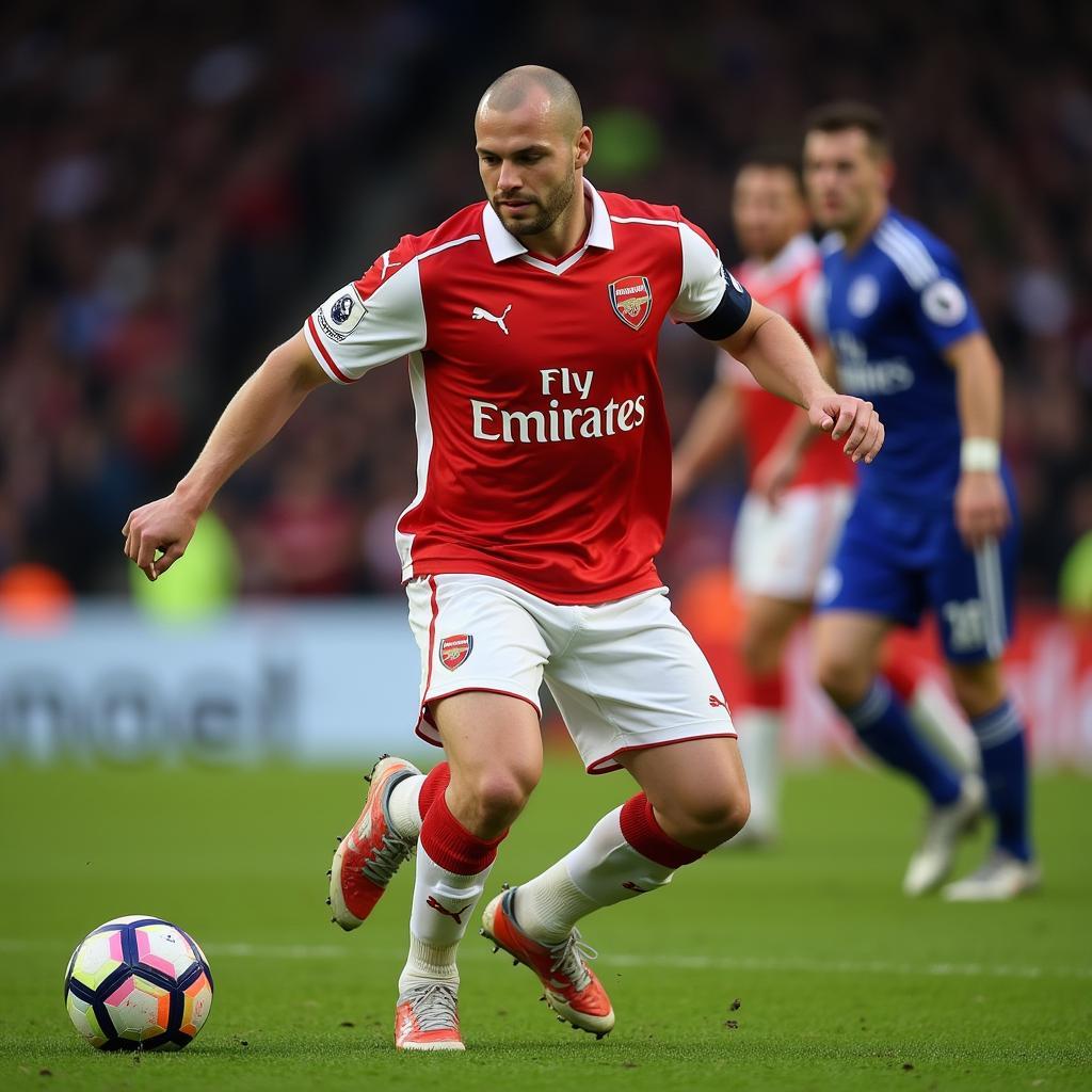 Pascal Cygan trong màu áo Arsenal