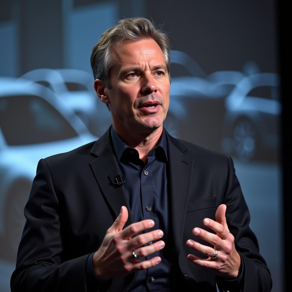 Patrick Rawlinson, CEO của Lucid Motors, giới thiệu về tầm nhìn đổi mới ngành công nghiệp ô tô điện.