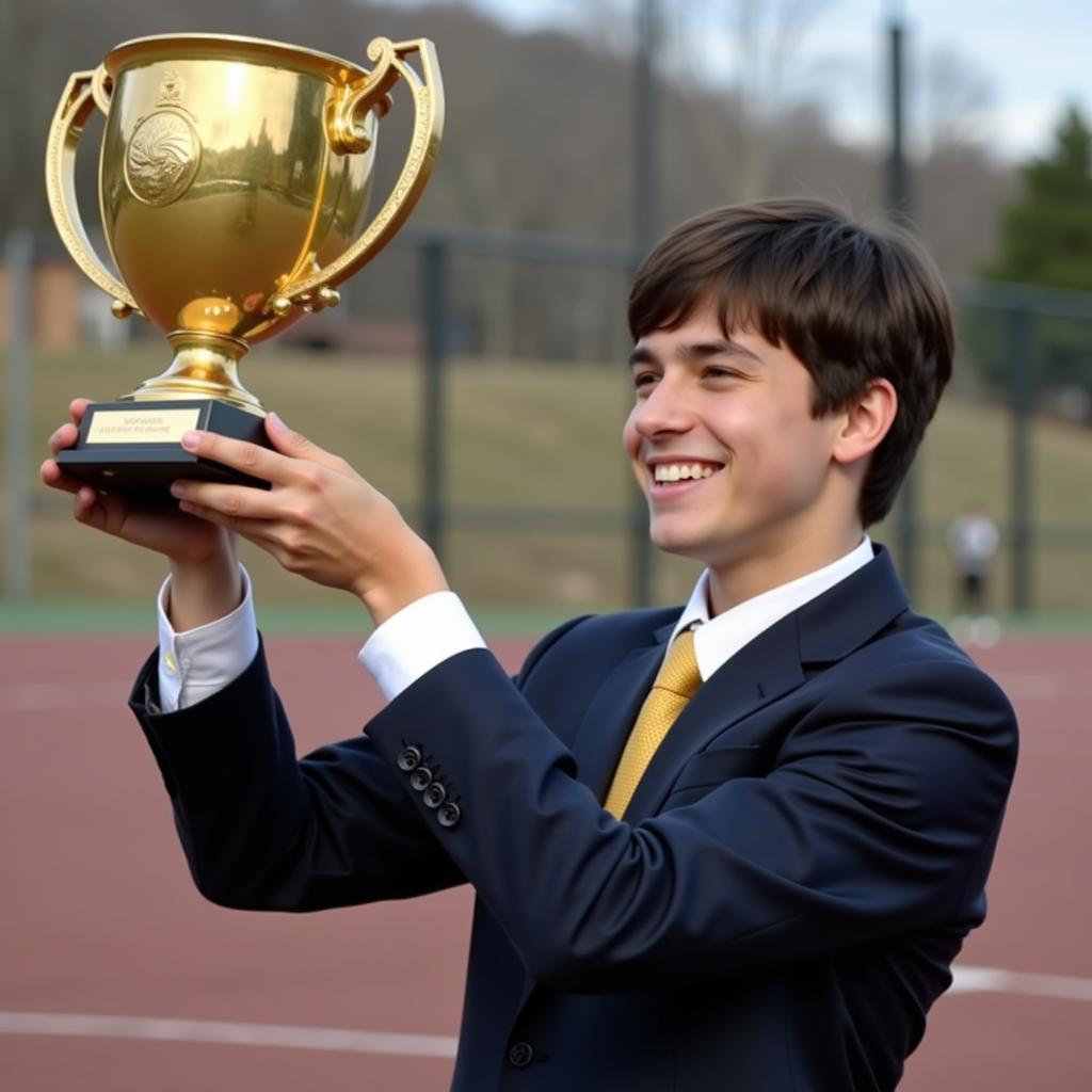 Pedri receives the award for the best young player