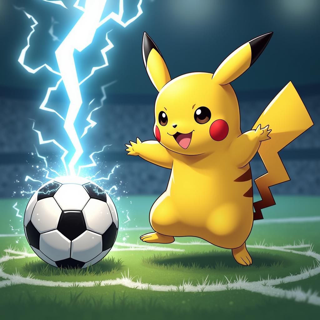 Pikachu sử dụng Thunderbolt