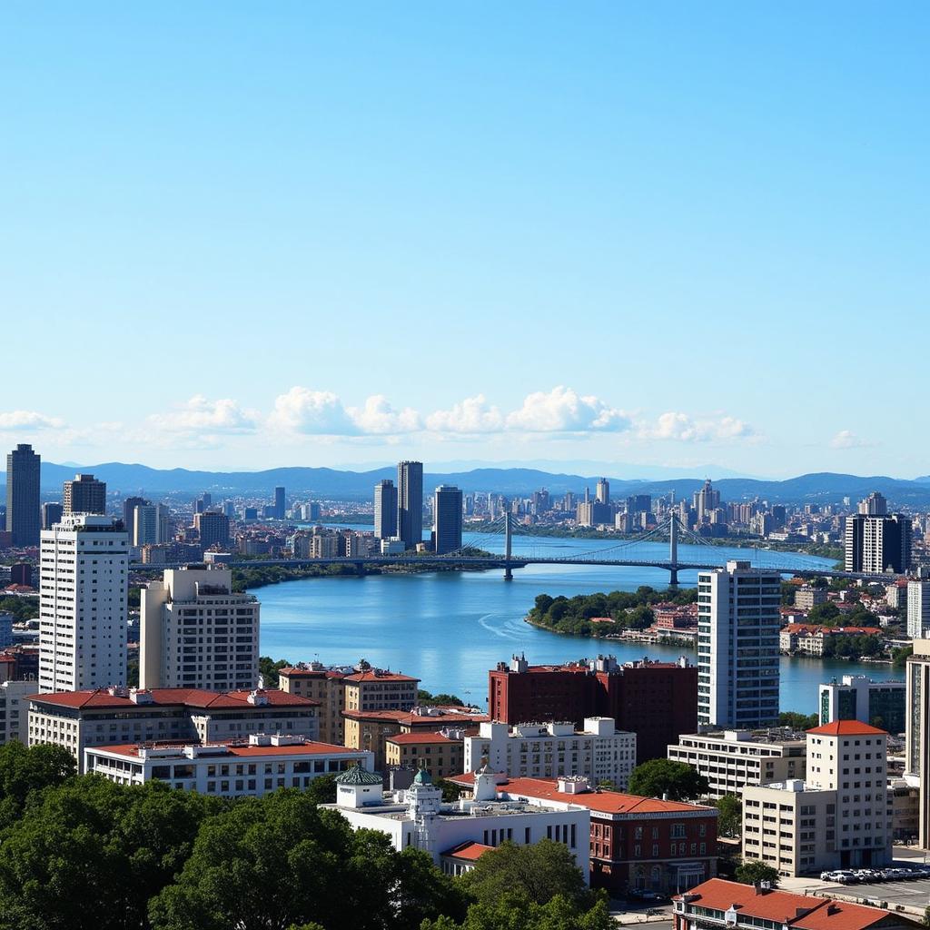 Porto Alegre cityscape, Brazil