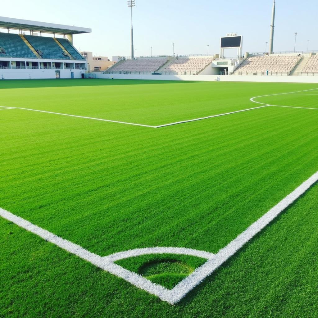 Hình ảnh mặt sân tại sân vận động Prince Faisal Bin Fahd Stadium