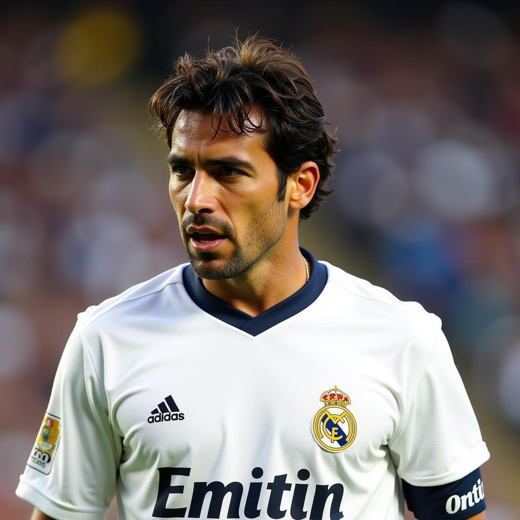 Raul Gonzalez Blanco trong màu áo Real Madrid