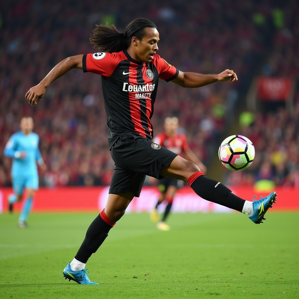 Renato Sanches thực hiện đường chuyền