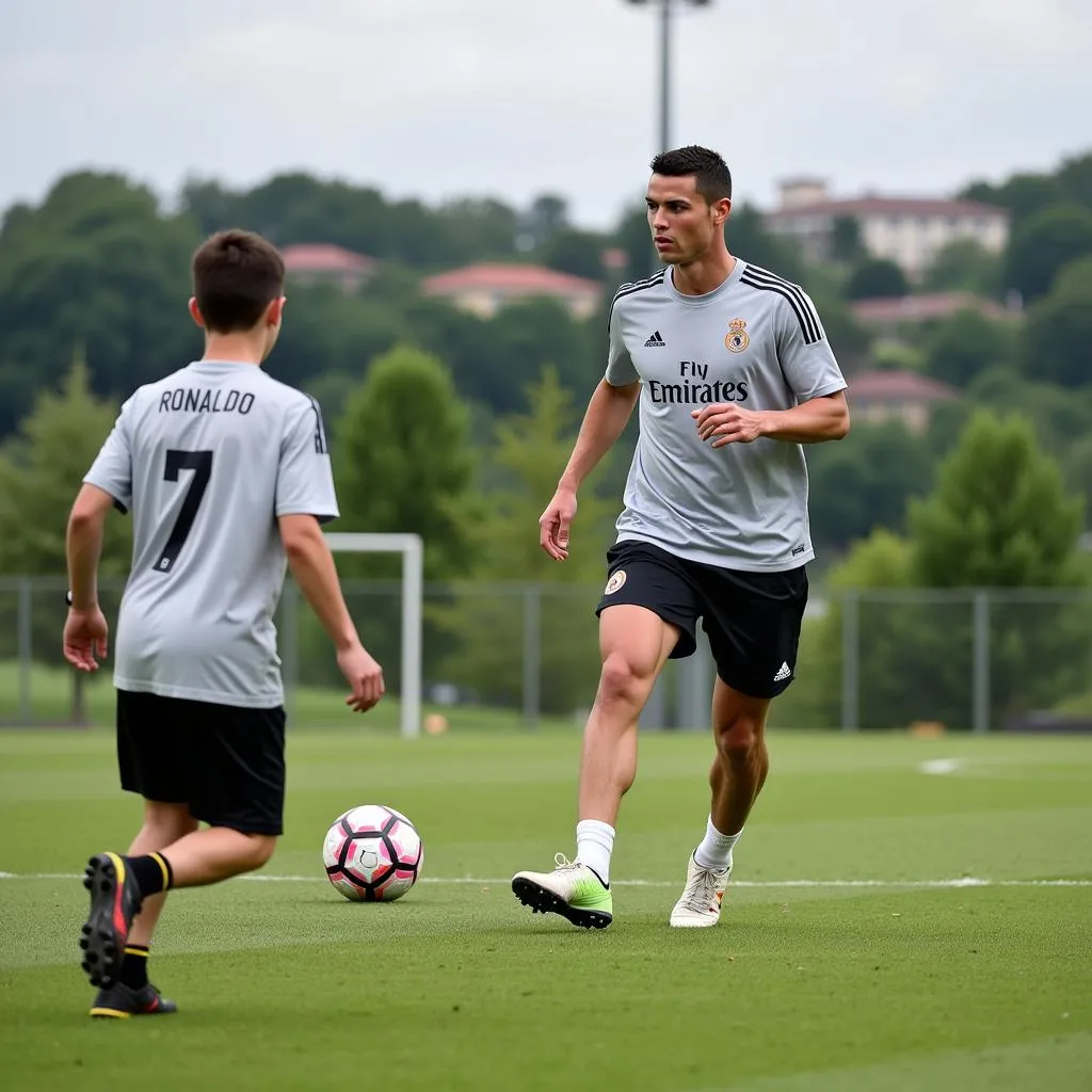 Ronaldo hướng dẫn kỹ thuật discua