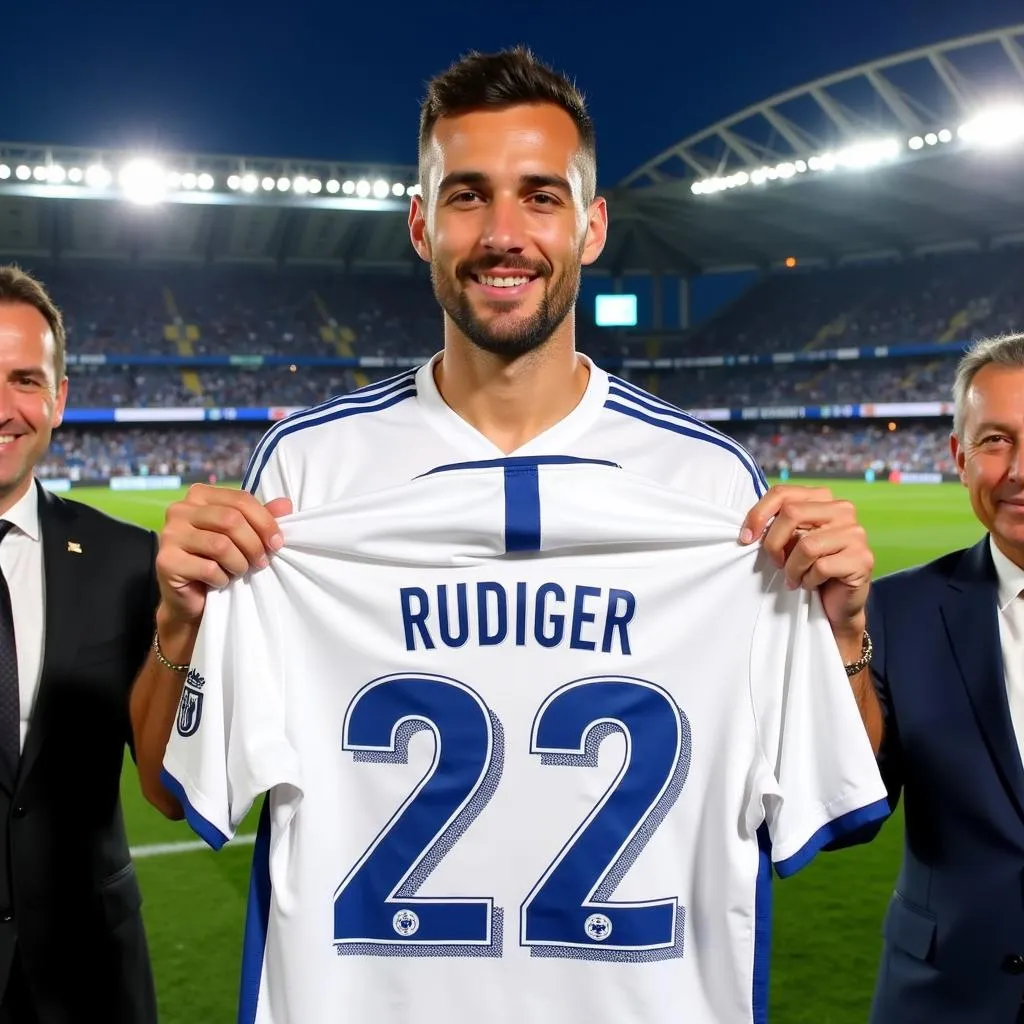 Antonio Rudiger ra mắt Real Madrid