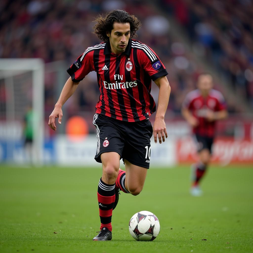 Rui Costa in AC Milan jersey