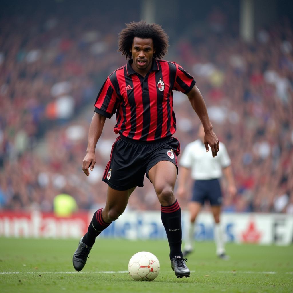 Ruud Gullit và chiều cao ấn tượng trên sân cỏ