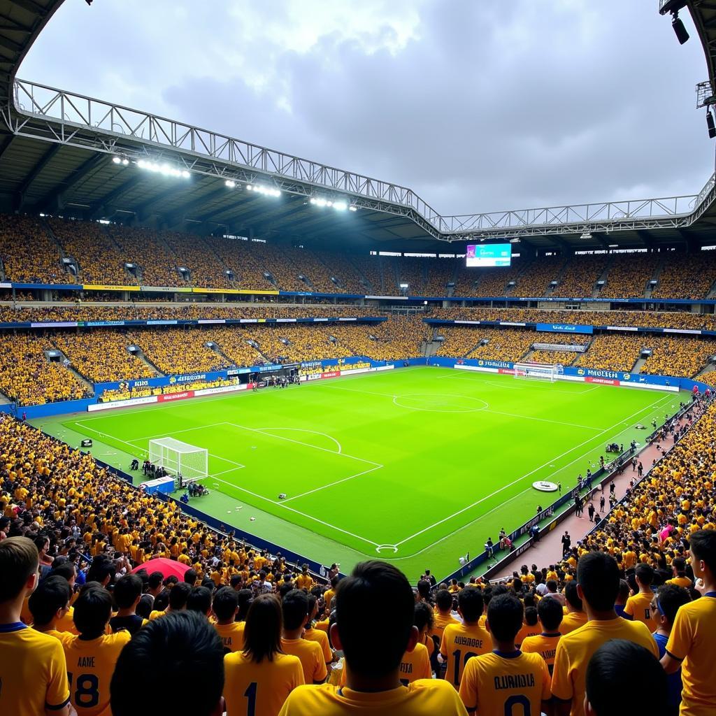 A packed Estadio Universitario during a Tigres UANL game