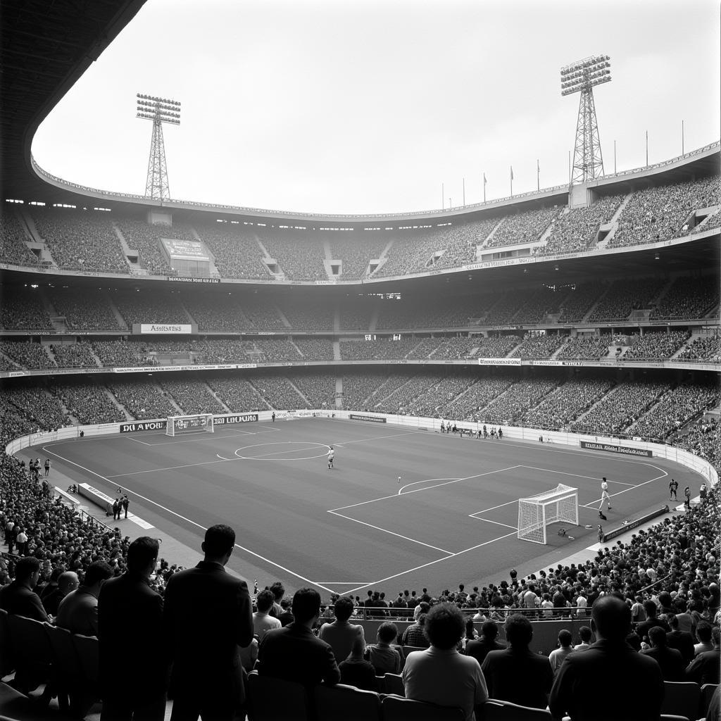 San Lorenzo soccer historic match at Gasómetro stadium