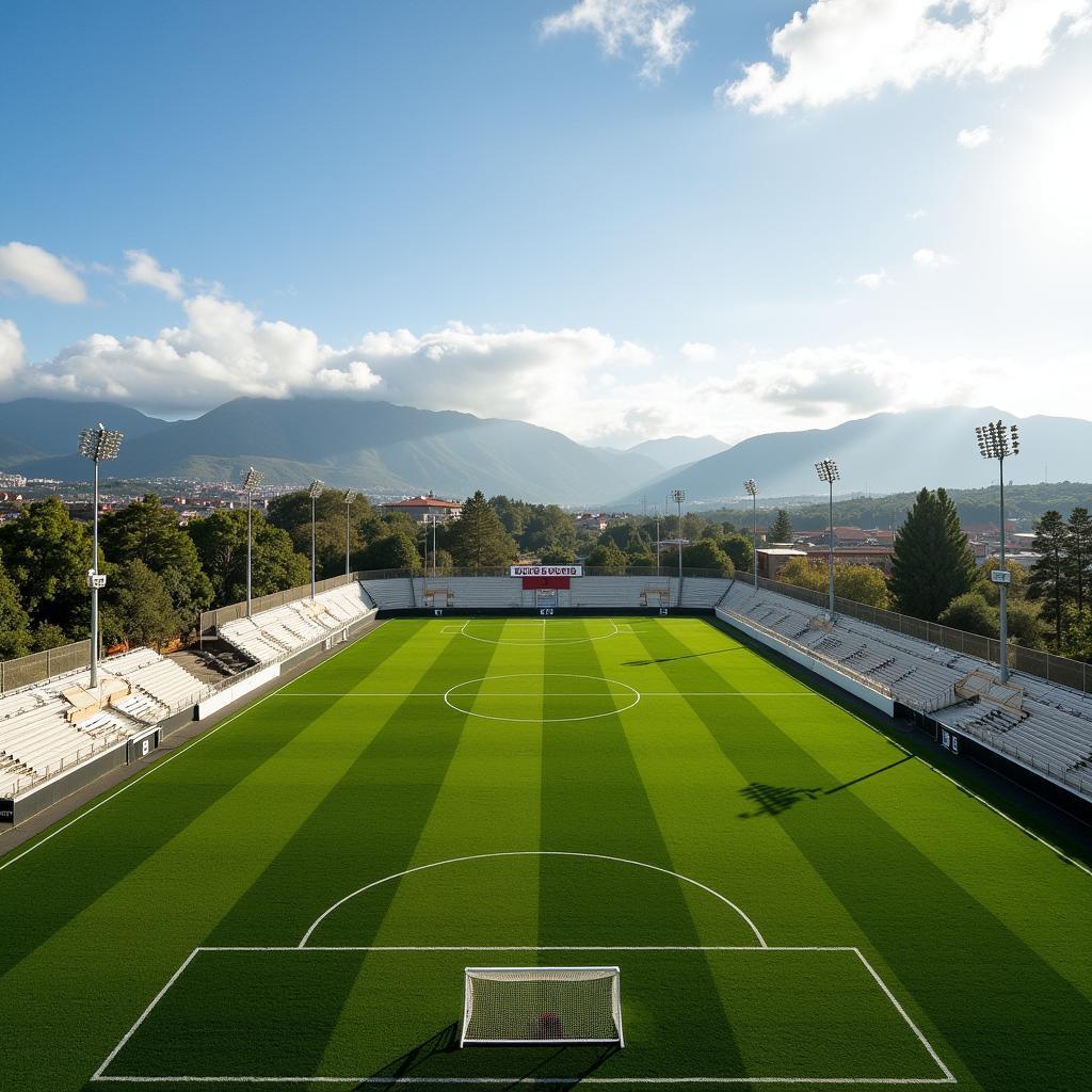 Braga B players training at their state-of-the-art facilities