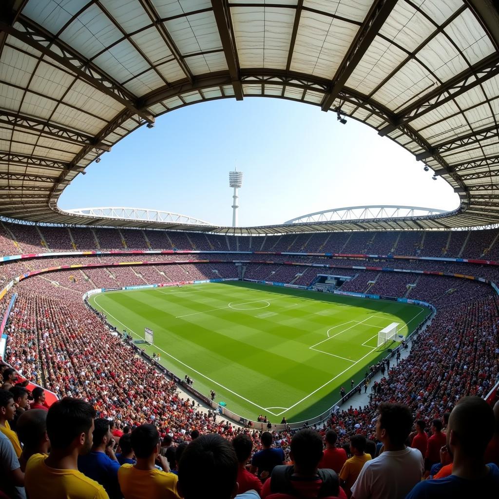 Addis Ababa Stadium panoramic view