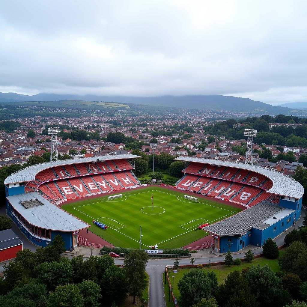 Hình ảnh toàn cảnh Larne Stadium