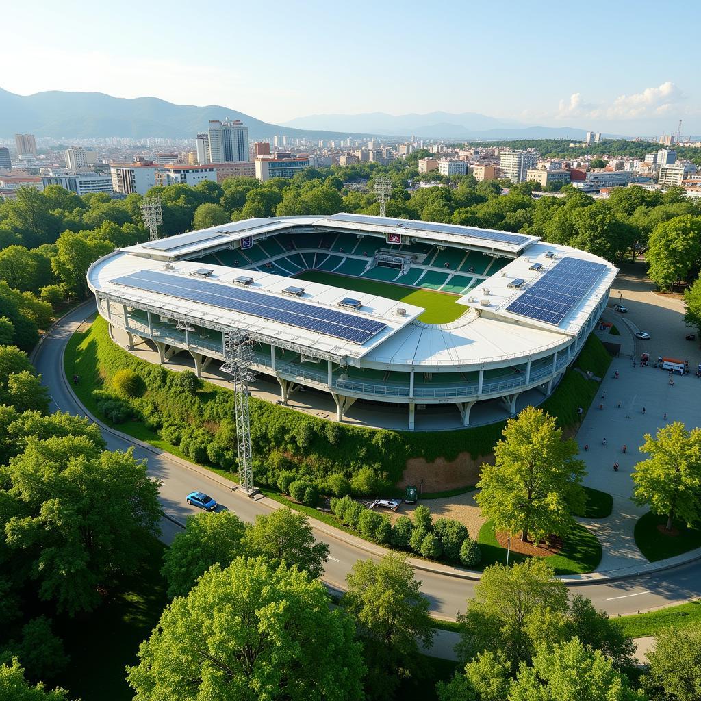 Olympique Nice Stadium - Green Spaces