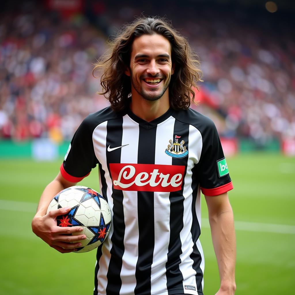 Sandro Tonali trong màu áo Newcastle United