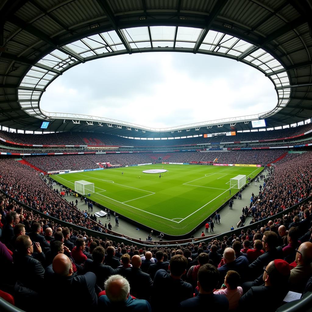 Schauinsland Stadion: Không gian chật hẹp