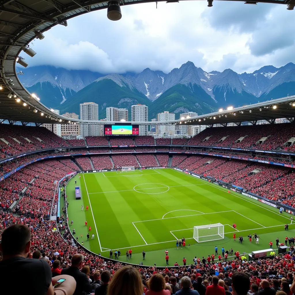 Cảnh quan và không khí tại Stade de Genève