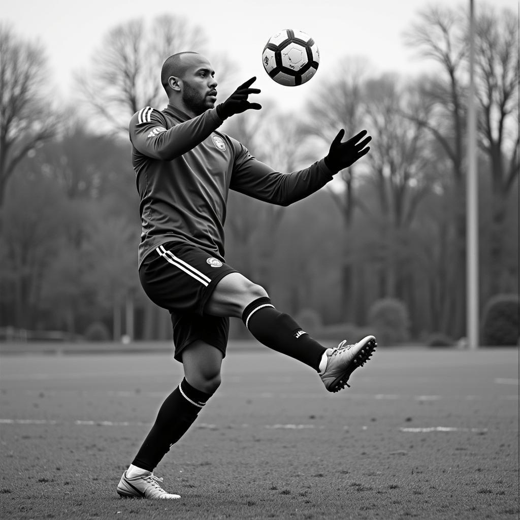 Hình ảnh Thierry Henry tập luyện