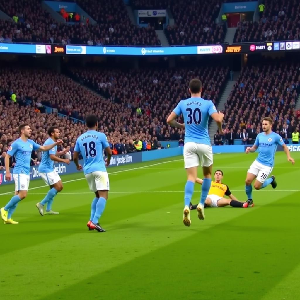 Hàng tiền vệ Man City 2023