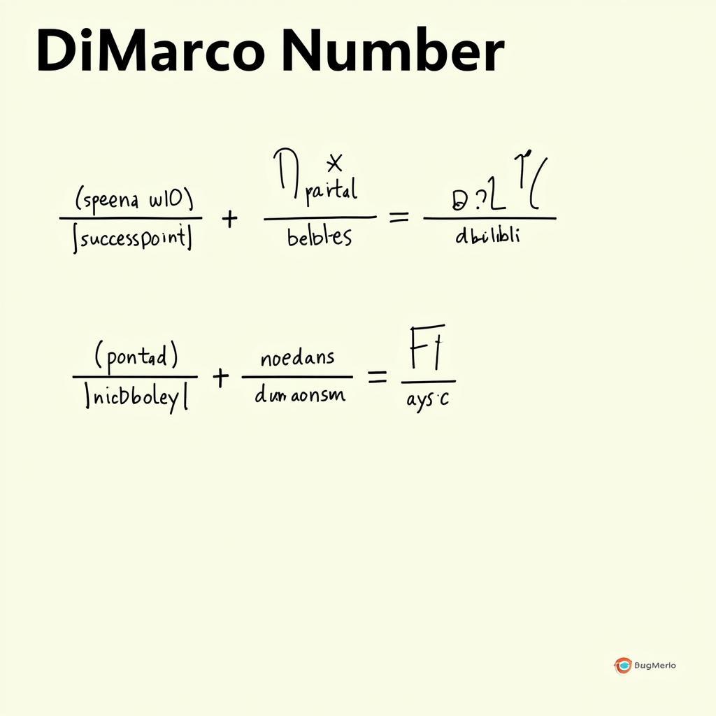 Cách tính DiMarco Number