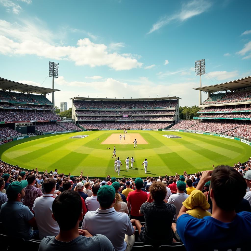 Trải nghiệm xem cricket tại Bourda Cricket Ground