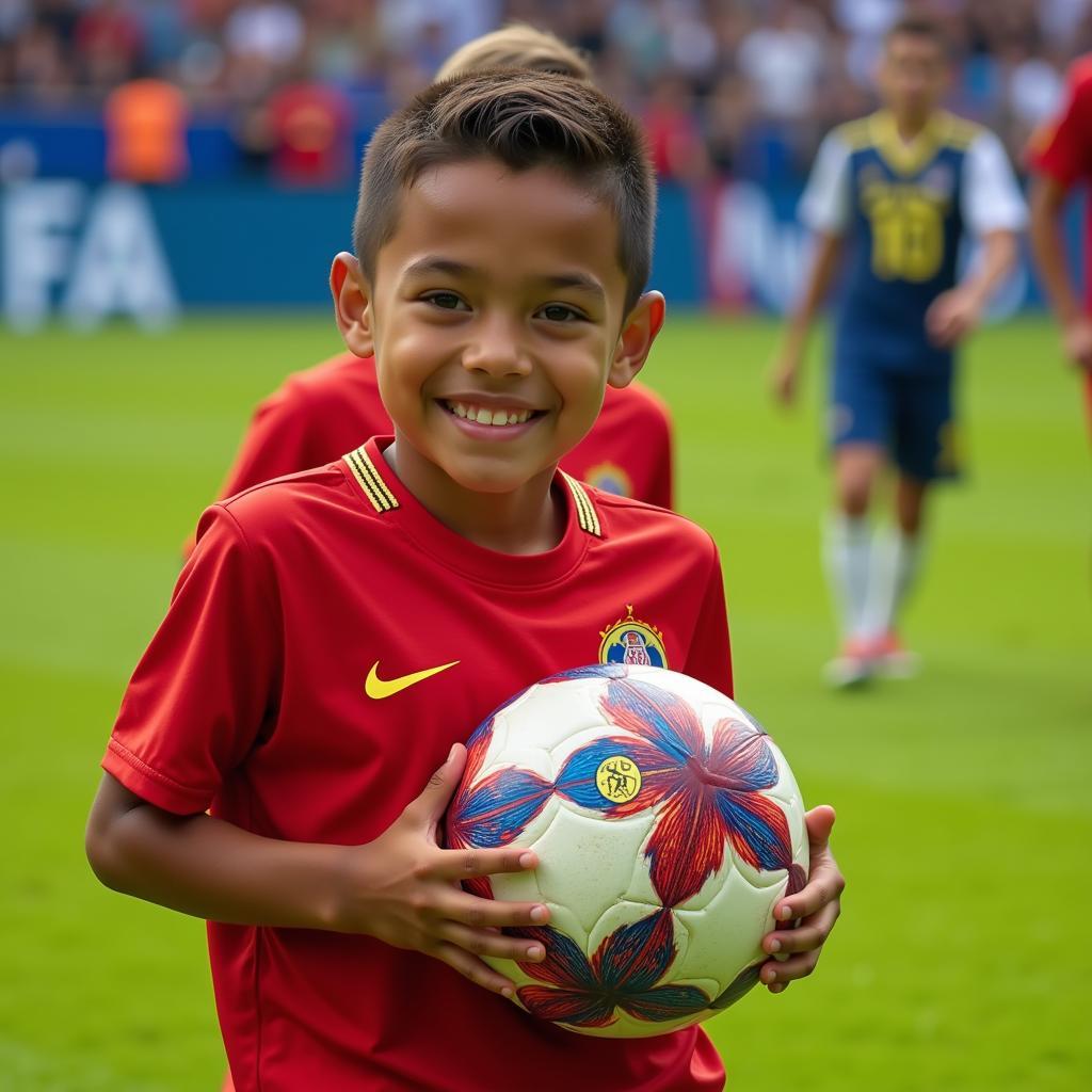 Vinicius Junior trong màu áo Flamengo