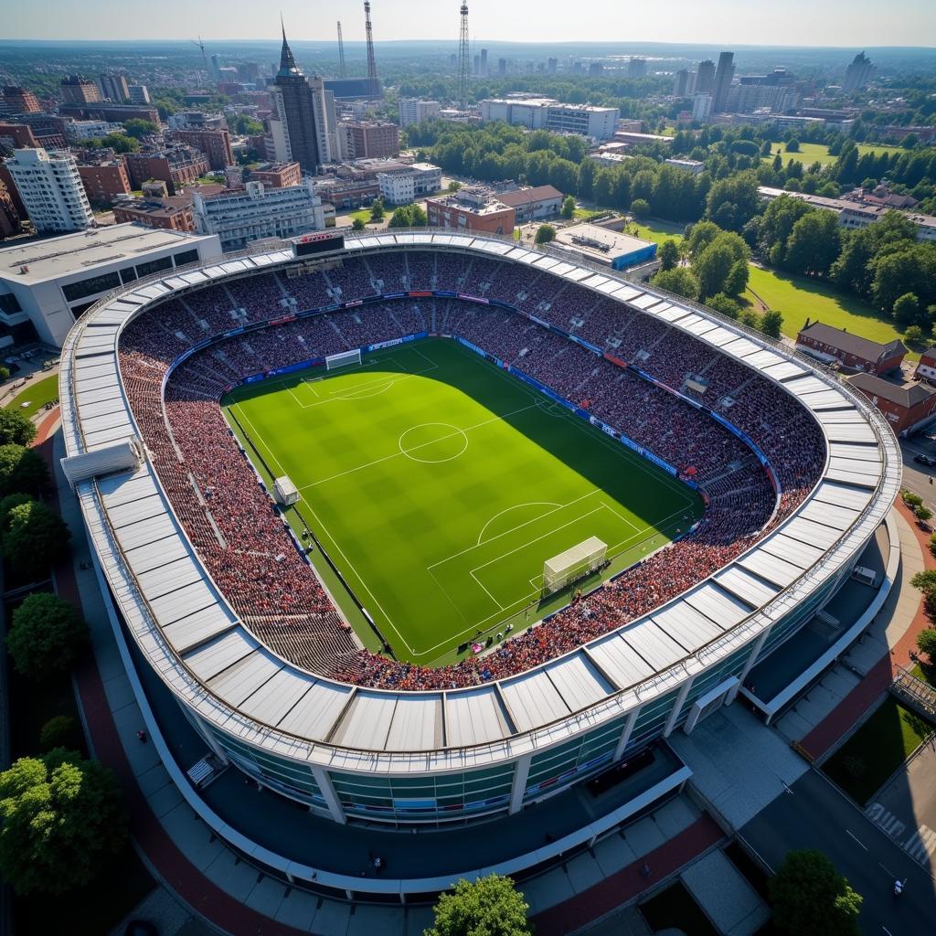 Volksparkstadion Aerial View