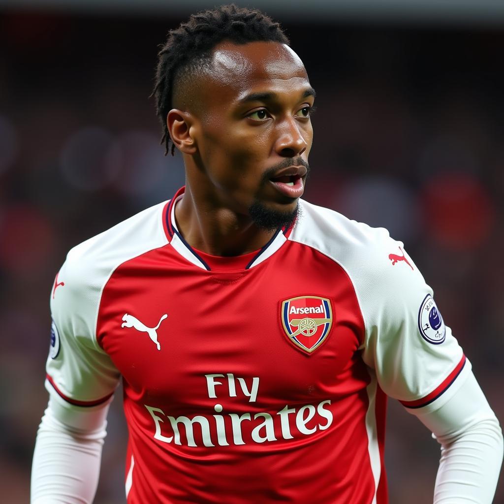 Willy Aubameyang trong màu áo Arsenal