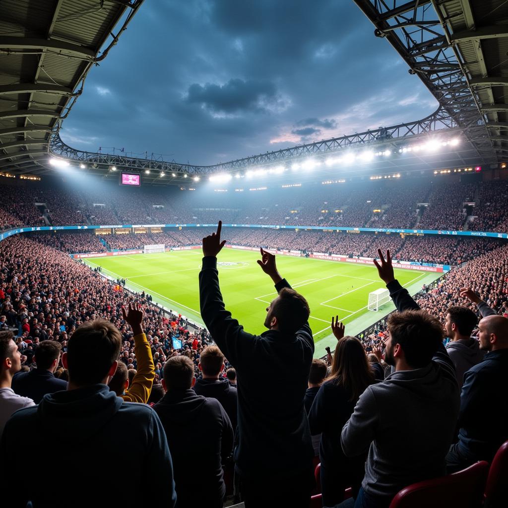 Khán giả tại sân A. Le Coq Arena