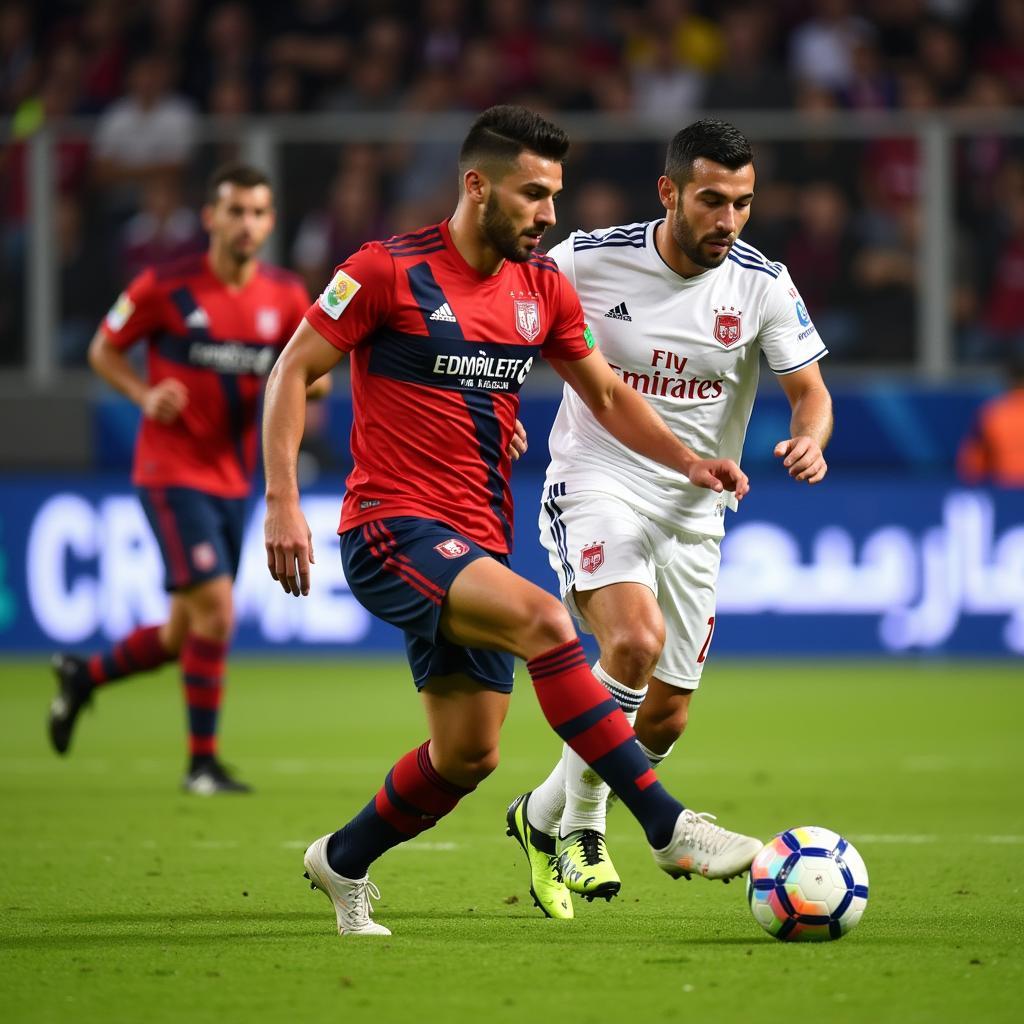 Achraf Bencharki ghi bàn trong màu áo Zamalek SC
