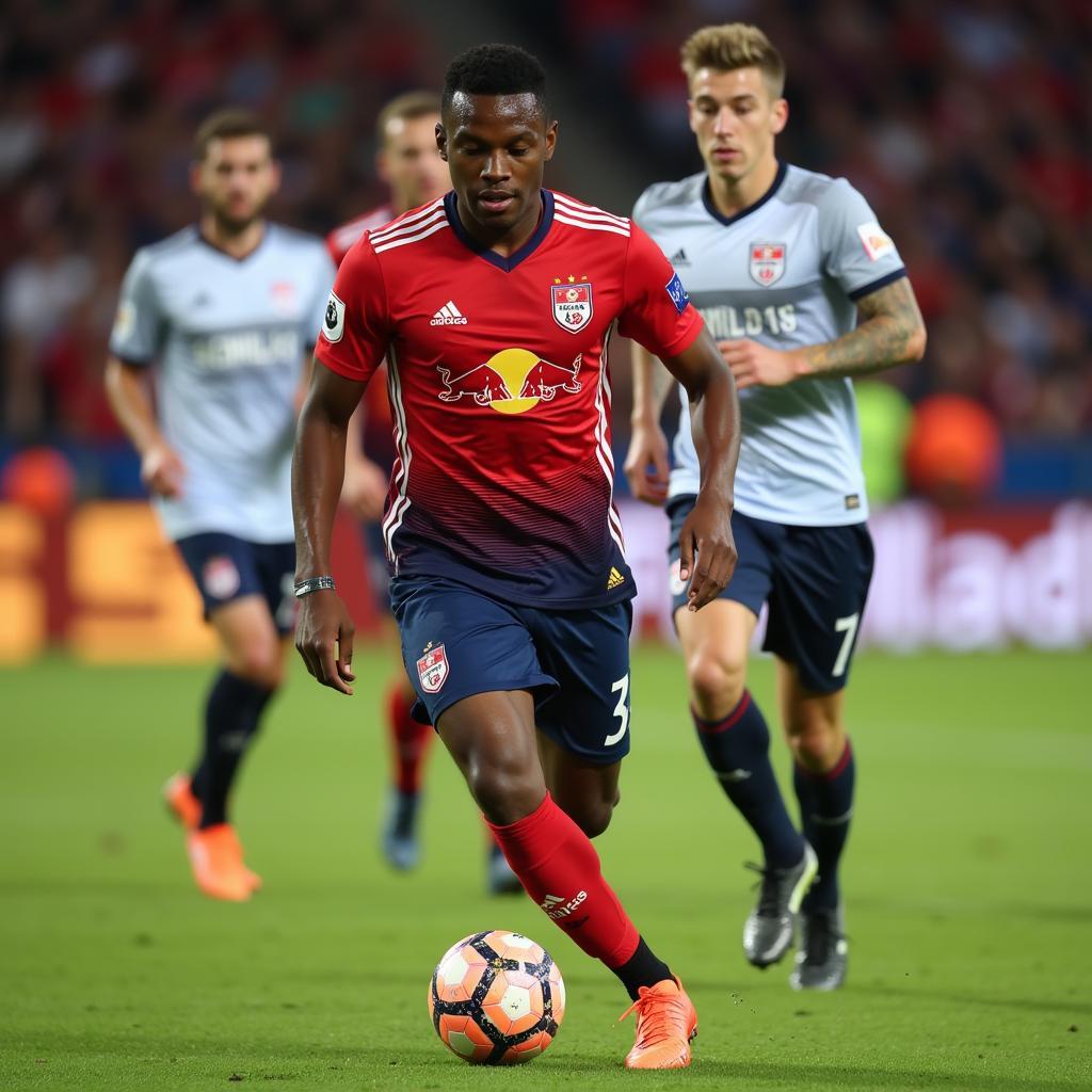 Adeyemi trong màu áo Red Bull Salzburg