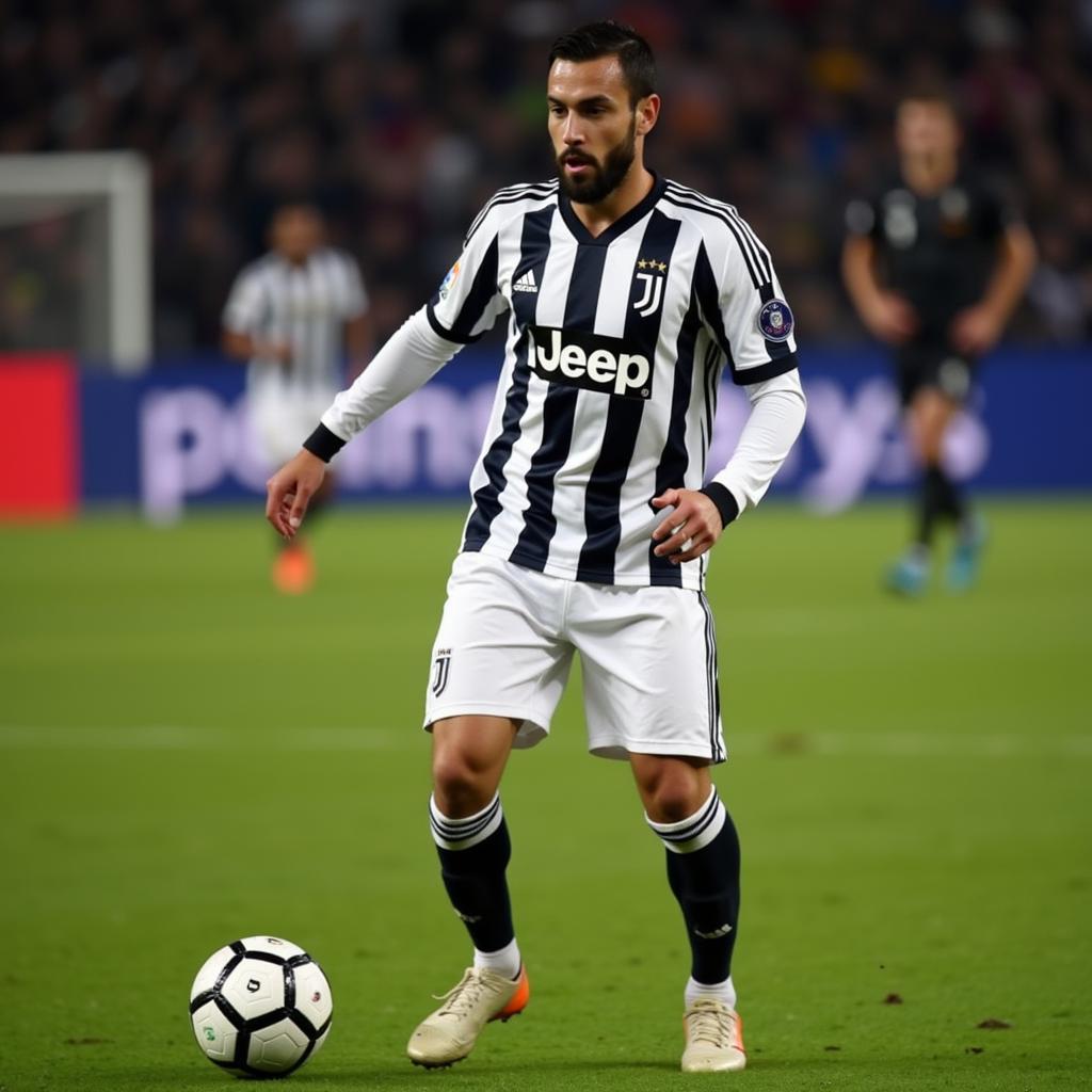 Andrea Barzagli trong màu áo Juventus