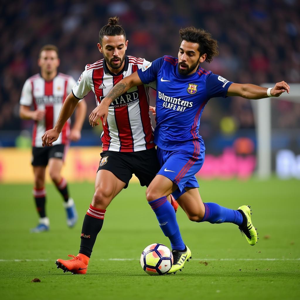 Andrea Barzagli thực hiện một pha tắc bóng chính xác