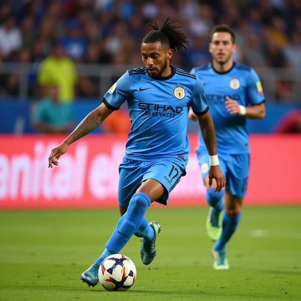 Antonio Carlos tranh chấp bóng quyết liệt trong màu áo Orlando City
