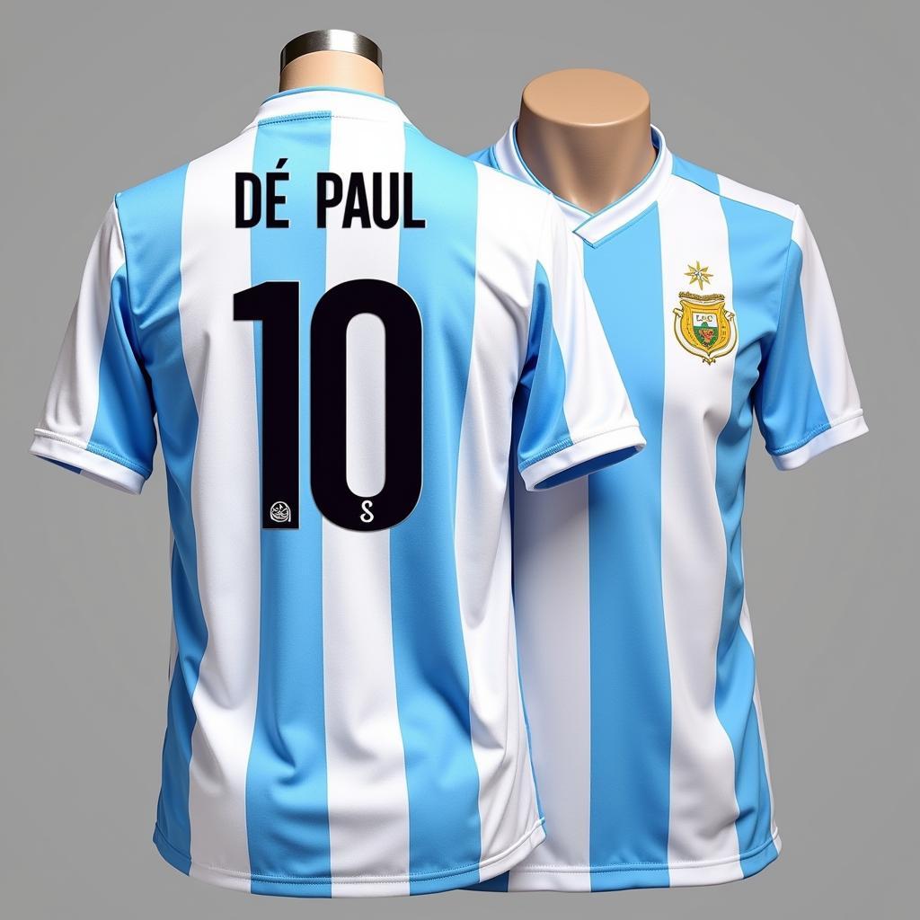 Áo đấu Rodrigo De Paul Argentina