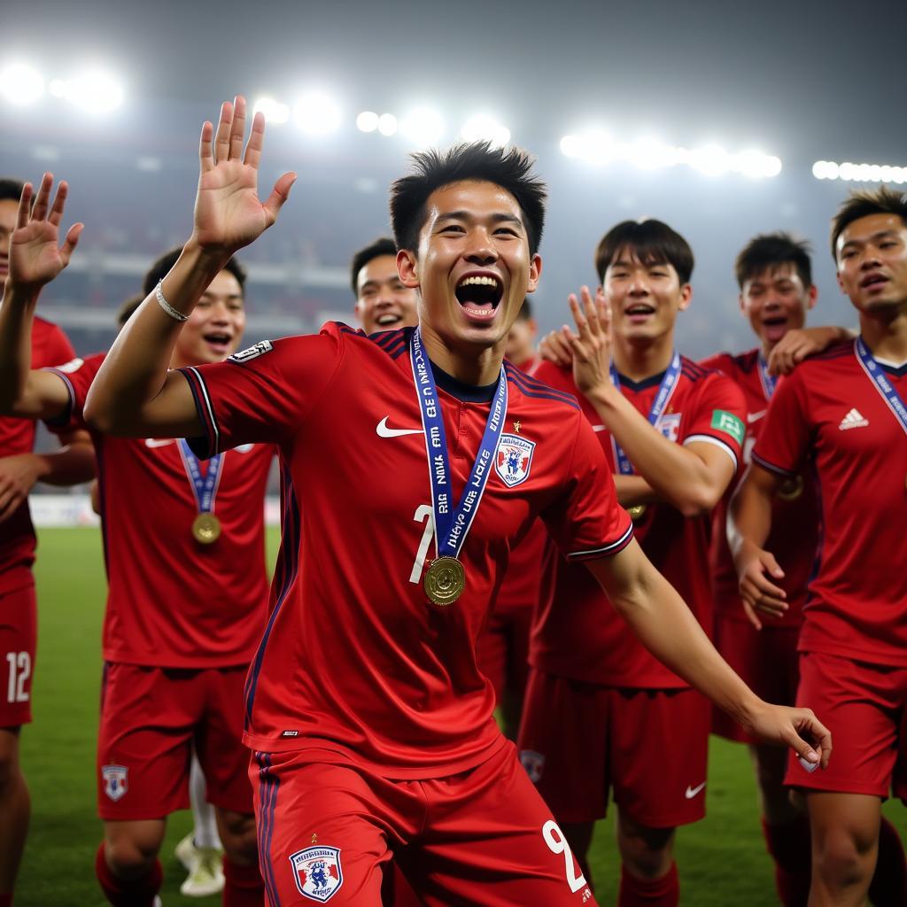 Ataru Esaka cùng Urawa Red Diamonds vô địch AFC Champions League