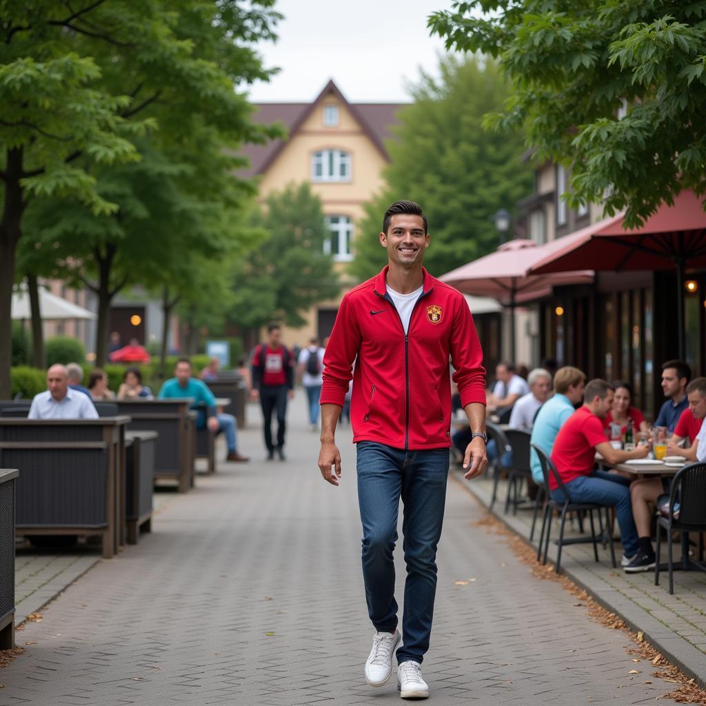 Cristiano Ronaldo tại Bad Gleichenberg