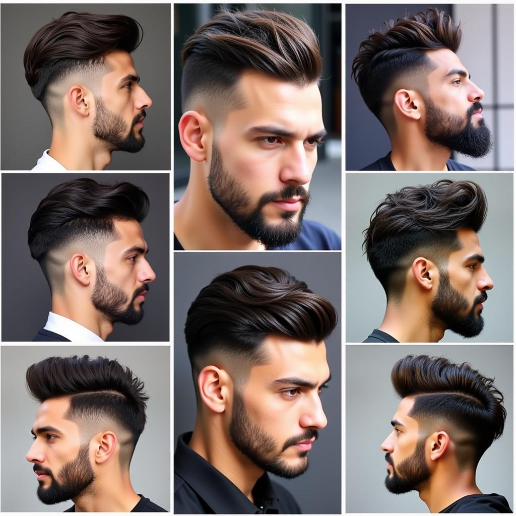 Biến thể kiểu tóc Falcao Hairstyle