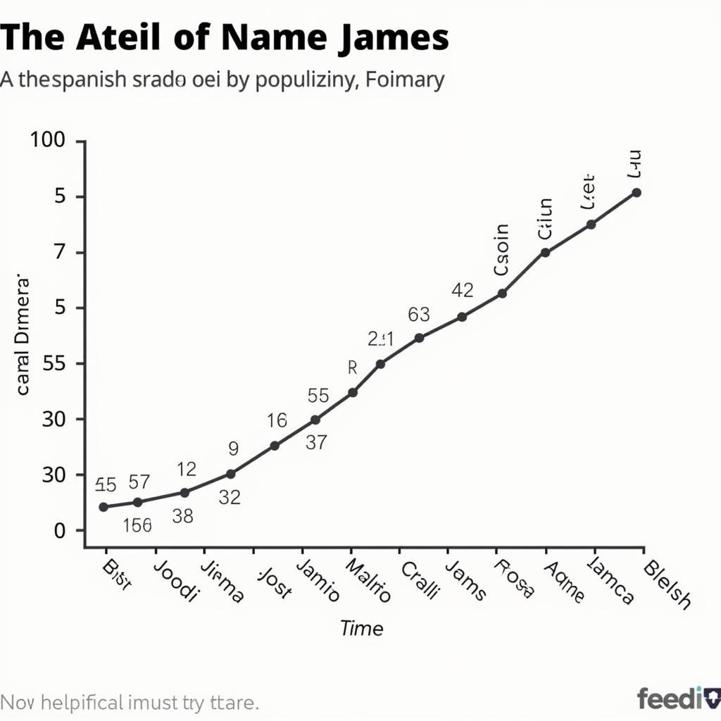 Biểu đồ phổ biến tên James