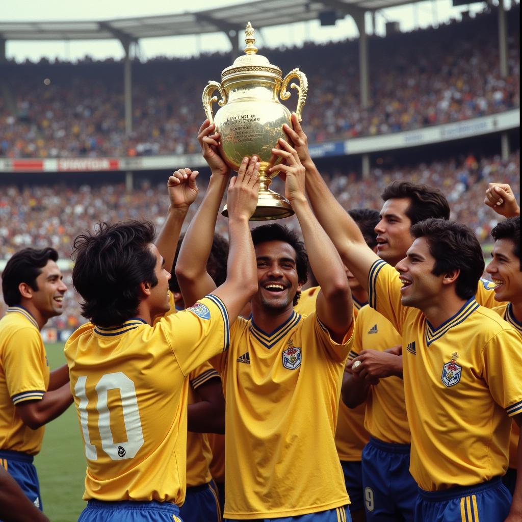 Boavista RJ ăn mừng chức vô địch Campeonato Carioca 1979