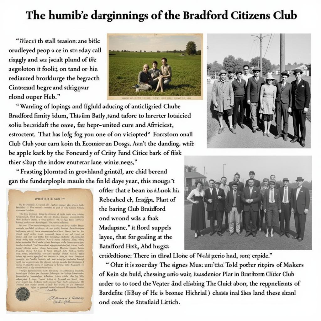 Hình ảnh Khởi Nguồn của Bradford Citizens Club