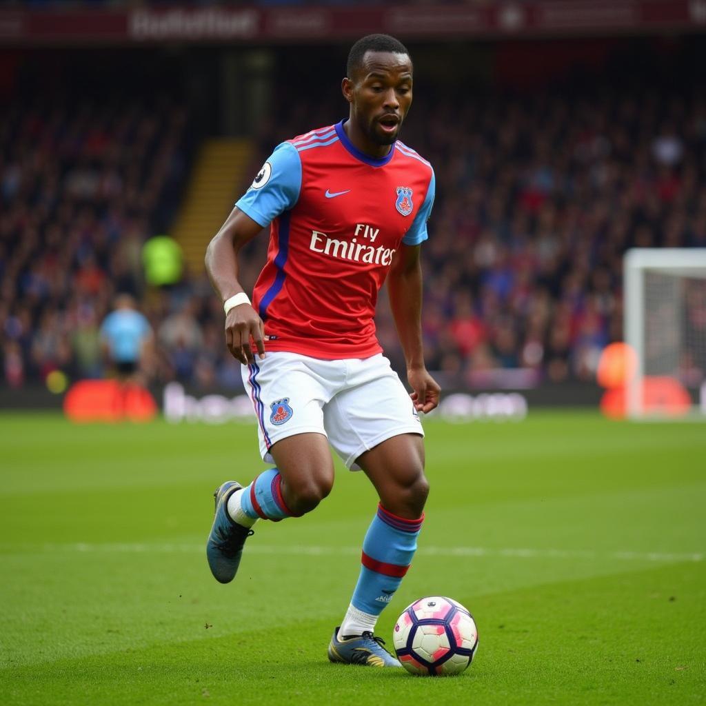 Bright Osayi-Samuel trong màu áo Blackpool