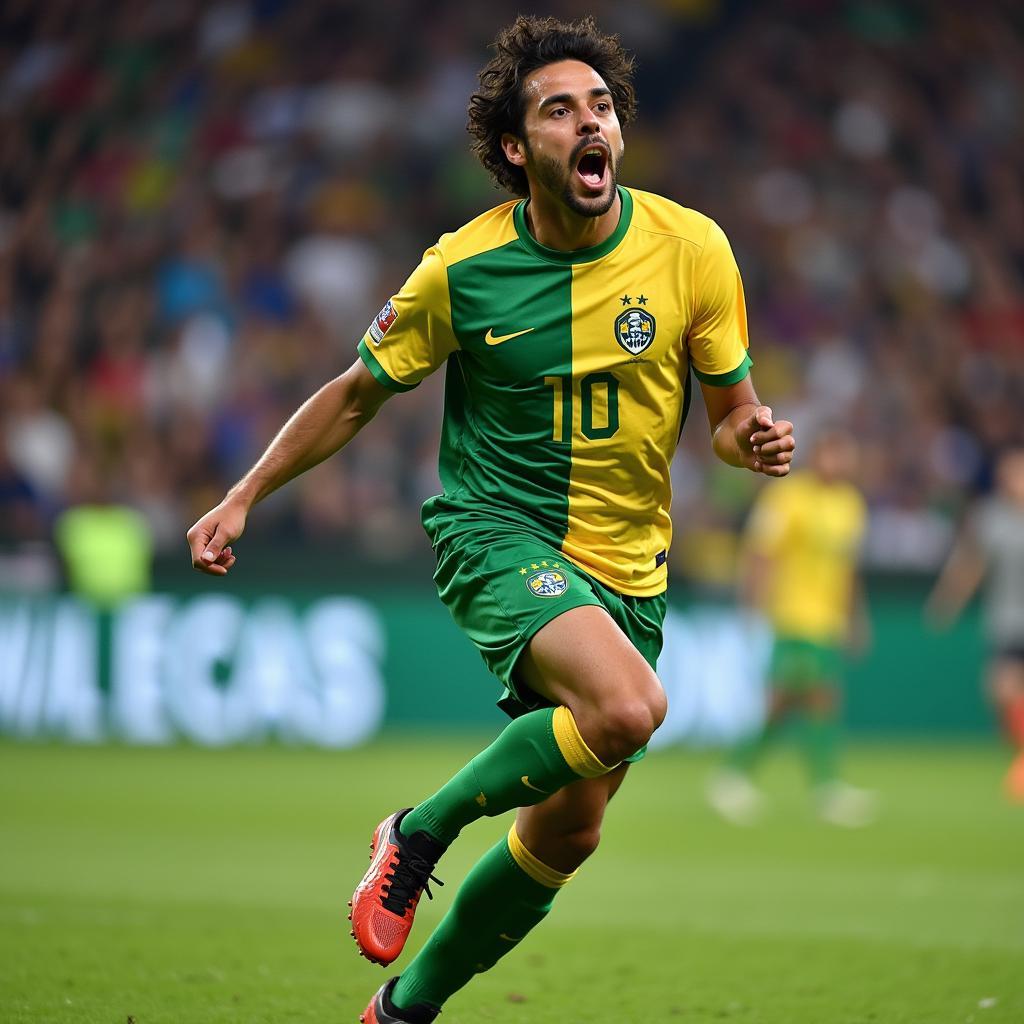 Bruno Fernandes celebrating a goal with teammates