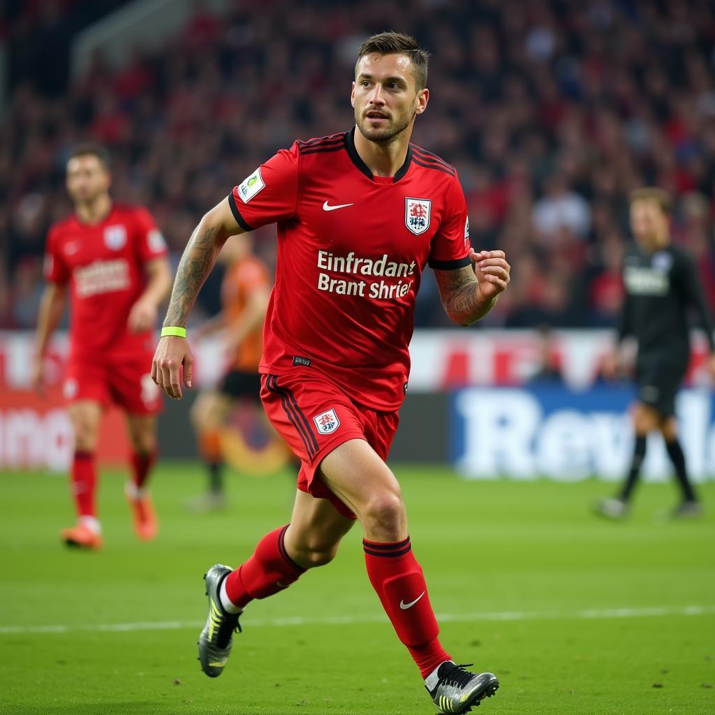 Bryan Henning trong màu áo Eintracht Braunschweig