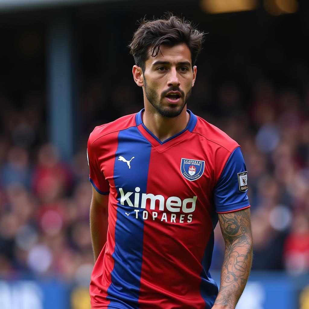 Carlos Mendes Gomes trong màu áo Luton Town
