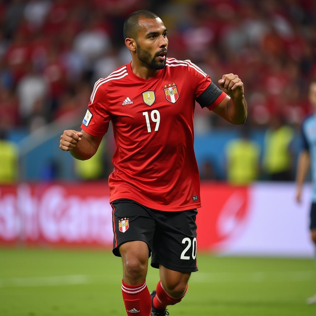 Carlos Zambrano Trong Màu Áo Đội Tuyển Quốc Gia Peru