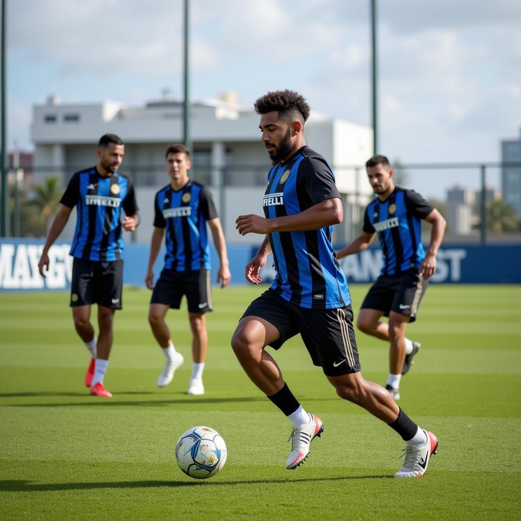 Câu lạc bộ bóng đá Inter Miami tập luyện